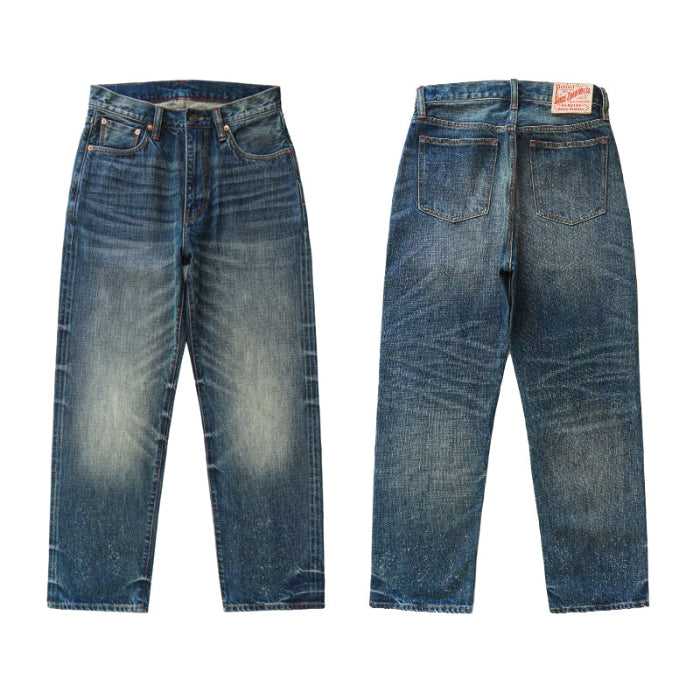 344XX Loose Fit Washed Straight Vintage Fit Selvedge Jeans 15oz