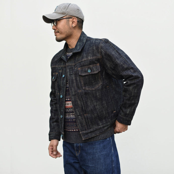 20oz Heavyweight Snake Year Denim Jacket – Sauce Zhan