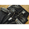 457SX03 14oz Retro Straight-Leg Selvedge Denim Washed Jeans