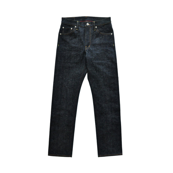 SAUCE ORIGIN Chased Sliver Limited Edition 925 Silver Button Mid-High Rise Straight Fit Selvedge Amekaji Jeans