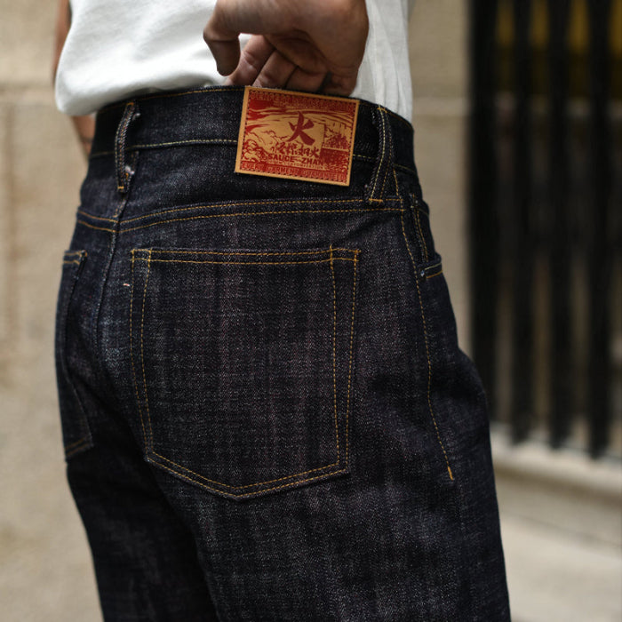 SAUCE ZHAN Furinkazan 315XX 16.8oz Heavyweight Micro-tapered Selvedge Jean
