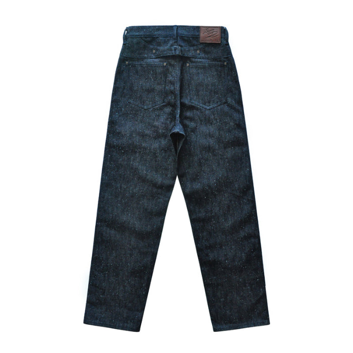 SAUCE ORIGIN Chased Silver Limited Edition 925 Silver Button Jeans - Sauce Zhan