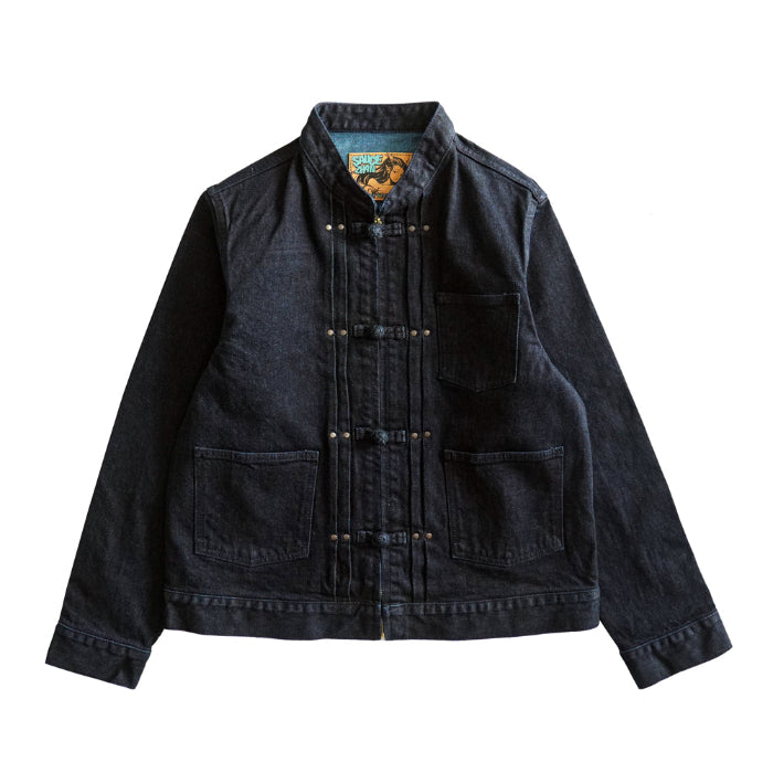 SAUCE ZHAN T537XX Dragon Year Exclusive Retro Workwear Denim Jacket