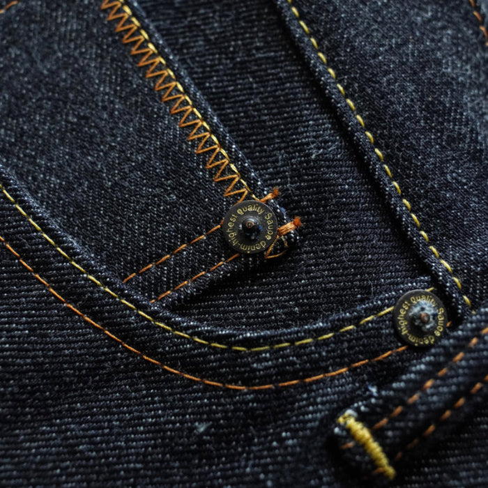 SAUCE ORIGIN 915XX Micro Tapered Fit 11th Anniversary Reissue Silver Button Jeans