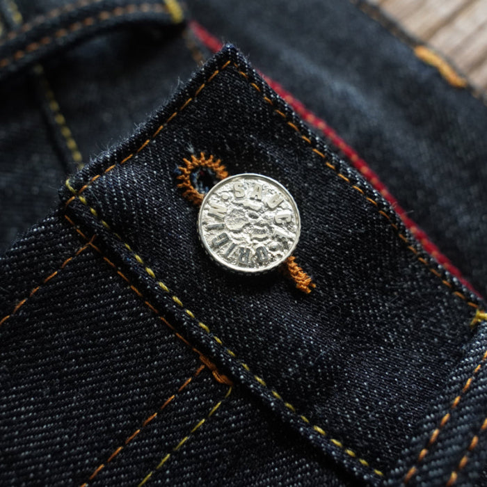 SAUCE ORIGIN 917XX Loose-fit 11th Anniversary Reissue Silver Button Jeans