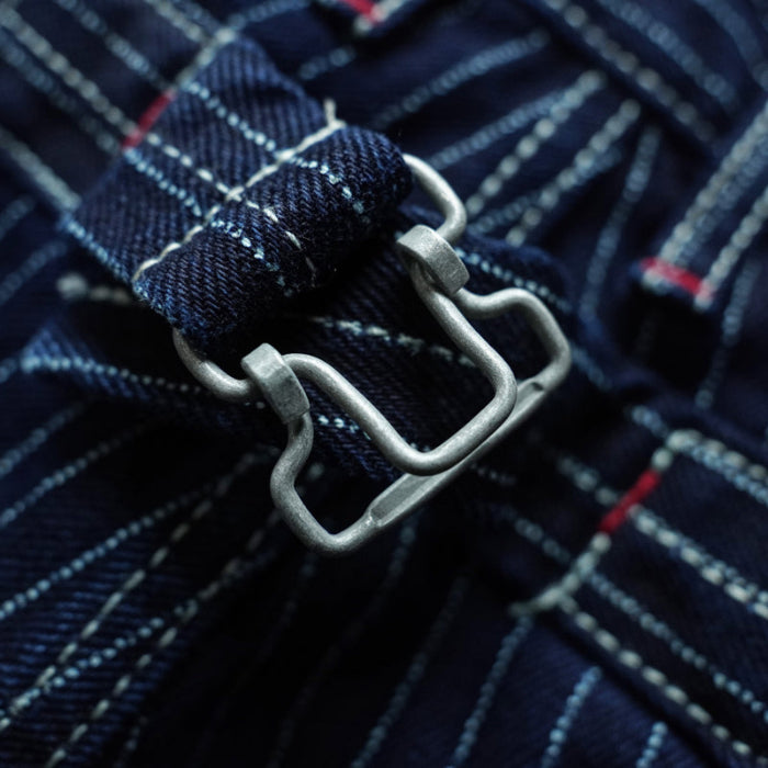 SAUCE ZHAN 13oz Straight Fit Workwear Striped Pants