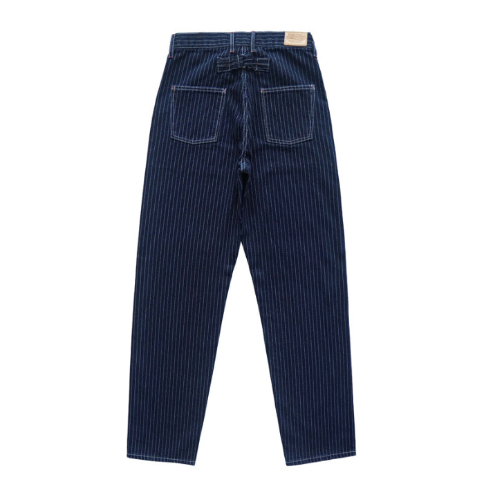 SAUCE ZHAN 13oz Straight Fit Workwear Striped Pants