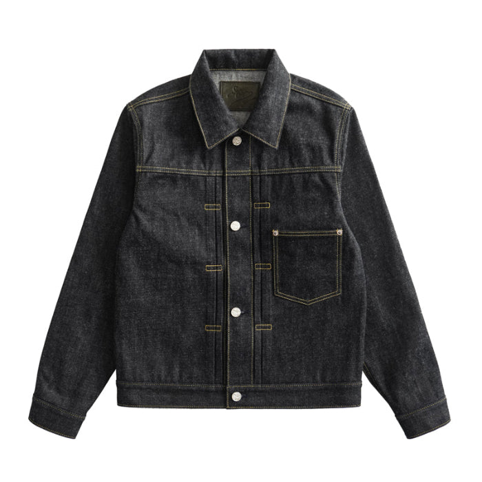 SAUCE ORIGIN Sneak Year Exclusive Sliver Button Denim Jacket 994-CC Vintage Denim Selvedge Jacket