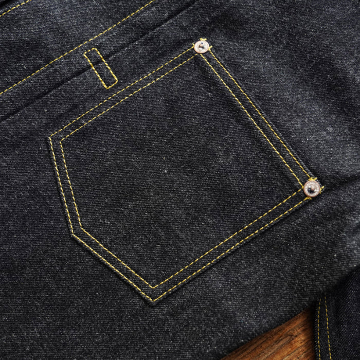 SAUCE ORIGIN Sneak Year Exclusive Sliver Button Denim Jacket 994-CC Vintage Denim Selvedge Jacket