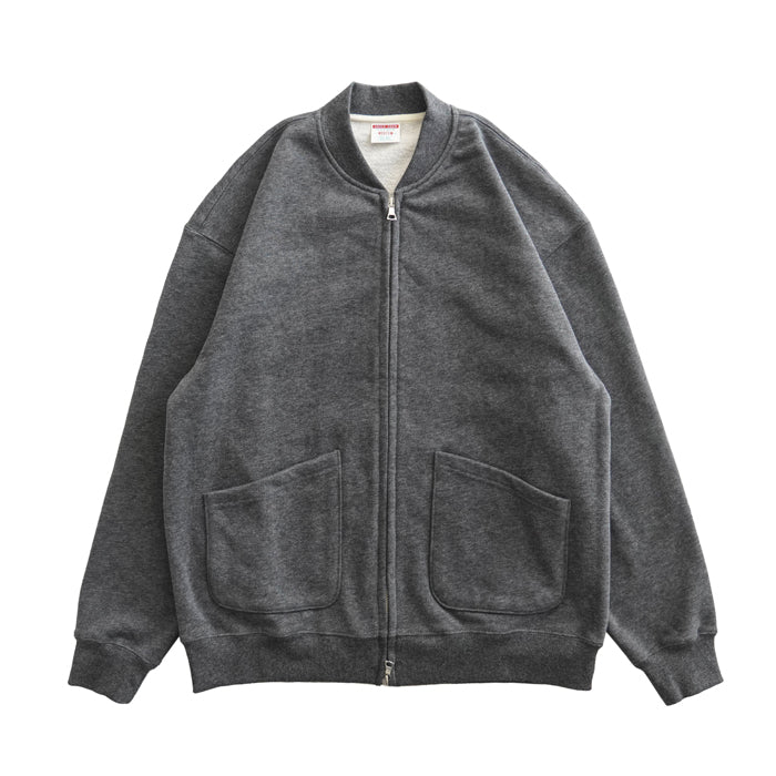 SAUCE ZHAN Vintage Heavyweight Brushed Fleece Dual-Zip Casual Hoodie