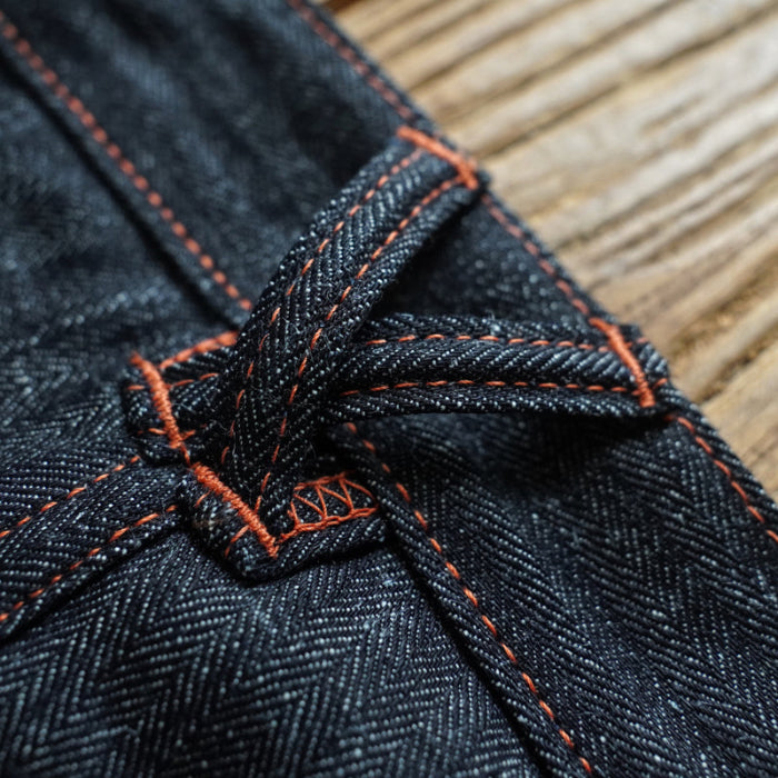 SAUCE Origin EX916 Staright Fit Sneak Year Summer Exclusive Silver Button 10oz Selvedge Denim