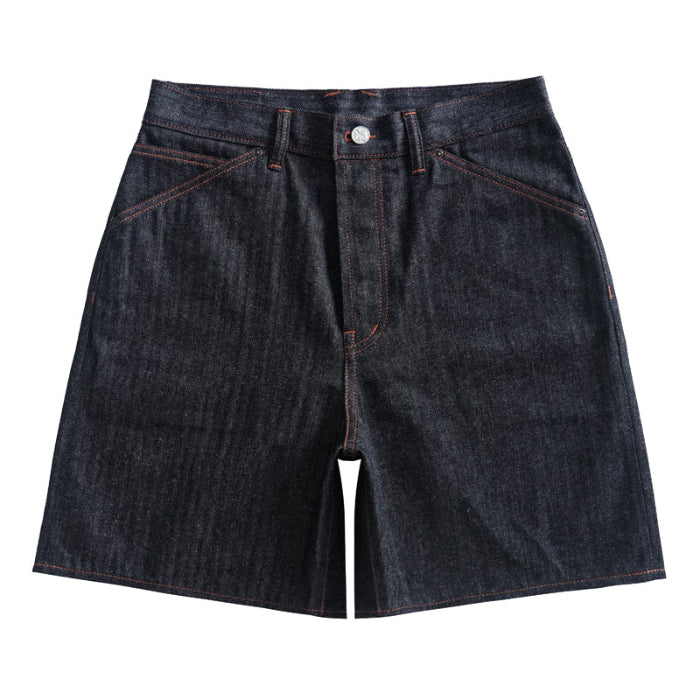 SAUCE ORIGIN Loose Fit Sneak Year Summer Exclusive Silver Button 10oz Shorts