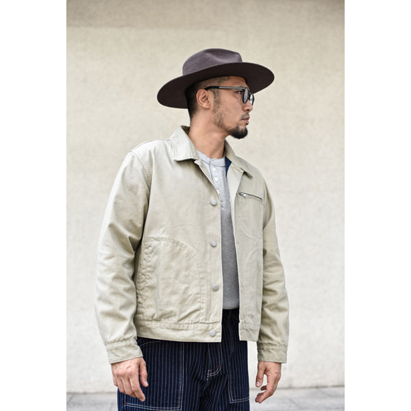 SAUCE ZHAN Canvas Retro Workwear Jacket