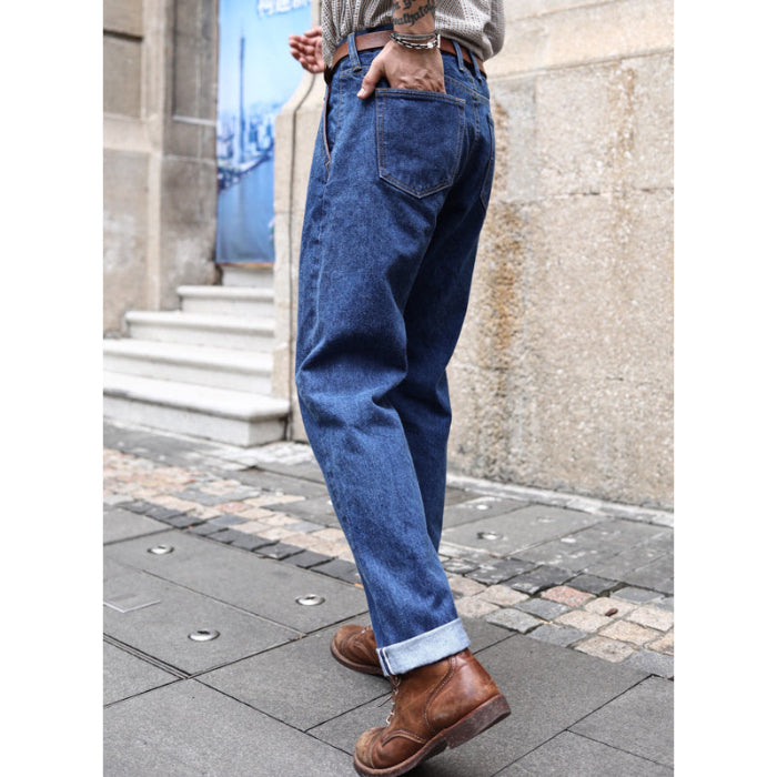 SAUCE ZHAN 315XX Heavyweight 18oz Selvedge Denim Retro Washed Jeans