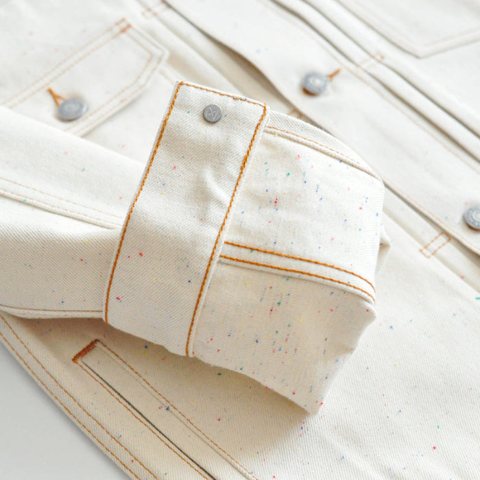 SAUCE ORIGIN 998W Raw Denim With Colored Slubs Selvedge Jacket - Sauce Zhan