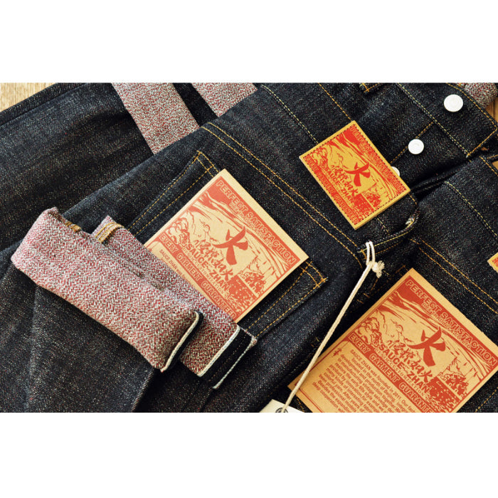 SAUCE ZHAN Furinkazan 315XX 16.8oz Heavyweight Micro-tapered Selvedge Jean