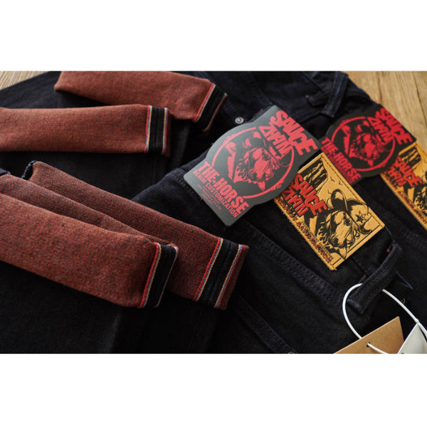 Red Yarn T6601XX Horse Year Exclusive 16oz Selvedge Straight-Leg Jeans